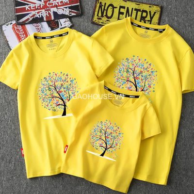 A yellow t-shirt with a graphic design on it Description automatically generated with medium confidence