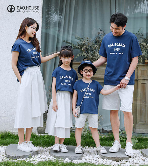 Áo thun gia đình ở Vũng Tàu 