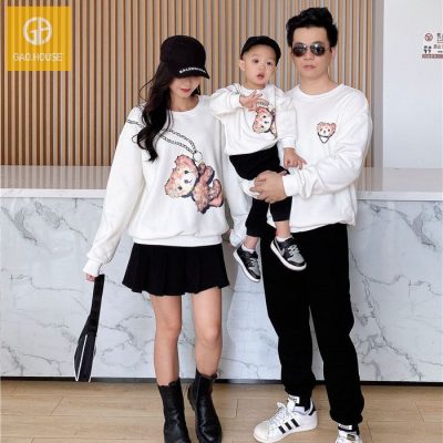 áo gia đình mùa đông Gạo House DMD030