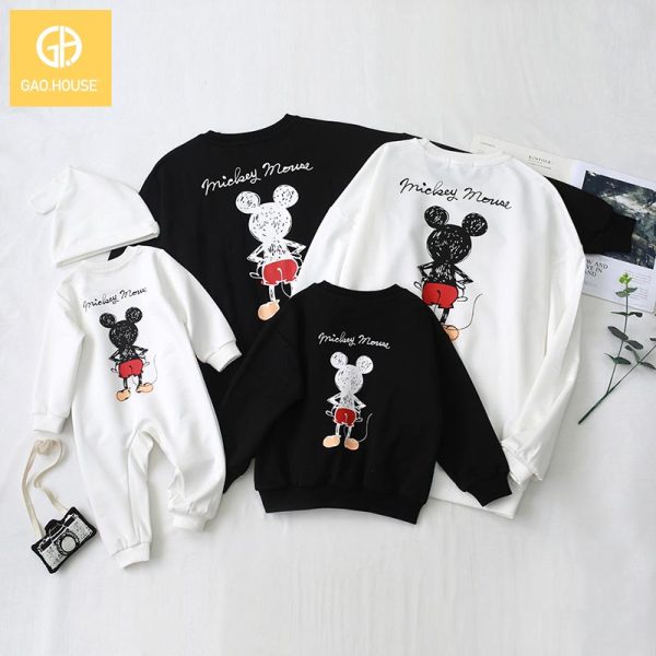 Áo gia đình mùa đông Gạo House DMD039