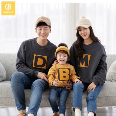 Áo gia dình mùa đông Gạo House DMD049