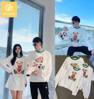 Áo gia đình mùa đông Gạo House DMD041
