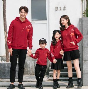 Mẫu áo đồng phục gia đình Tết