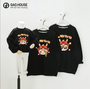 Áo đồng phục gia đình Tết Trendy