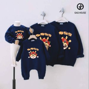 Áo đồng phục gia đình Tết Trendy