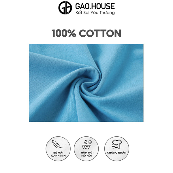Vải thun cotton 100% may đồng phục công ty