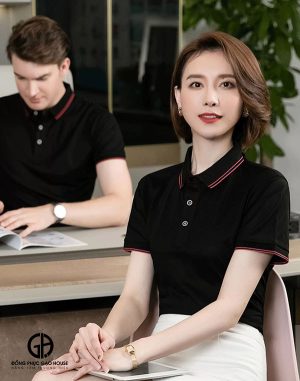 Áo đồng phục công ty màu đen đẹp