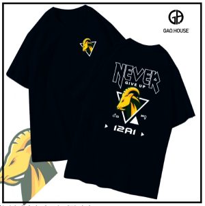 Áo lớp Oversize Never 12A1 màu đen huyền bí