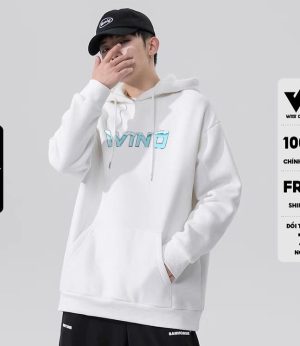 Áo hoodie nỉ bông dễ thương phù hợp cho nam, nữ