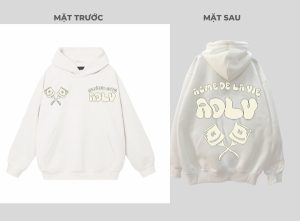 Áo hoodie nỉ bông mềm mịn ADLY