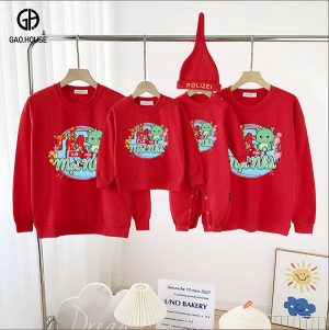 Set áo gia đình Tết mừng Xuân Giáp Thìn Đủ Đầy