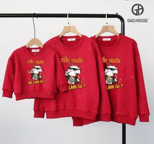 Áo đồng phục gia đình Tết