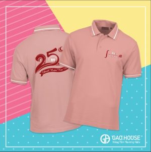 Đồng phục lớp màu hồng nhạt kỉ niệm 23 năm ngày ra trường