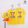 Áo đồng phục gia đình tết cổ tròn