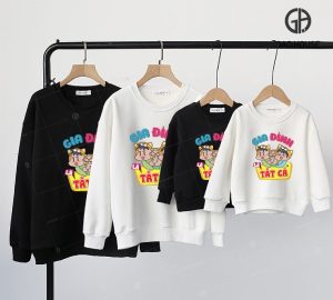 Mẫu áo đồng phục gia đình Tết