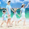 Set quần áo váy gia đình đi biển cao cấp