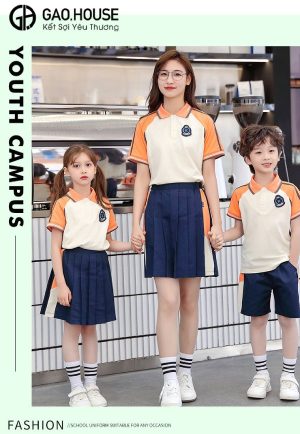 Áo đồng phục mầm non thiết kế cho cô và trò