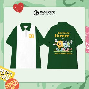 Áo Lớp Xanh Lá Best Friend Forever