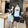 Áo hoodie gia đình mùa đông Trắng Đen