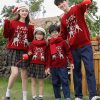 Đồng phục gia đình mùa đông sweater