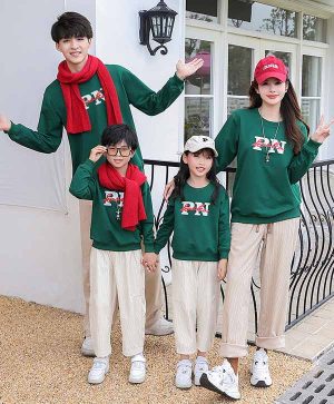 Áo gia đình mùa đông đẹp
