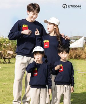 Áo sweater đồng phục gia đình mùa đông