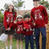 Đồng phục gia đình mùa đông sweater