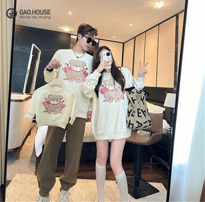 Áo gia đình mùa đông in Gấu (Bear)