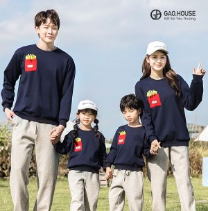 Áo sweater đồng phục gia đình mùa đông