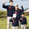 Áo sweater đồng phục gia đình mùa đông