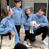 Áo hoodie gia đình mùa đông Sport
