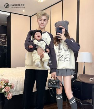 Đồng phục gia đình mùa đông Form Sweater