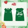 Áo lớp Polo cổ V xanh lá x Trắng