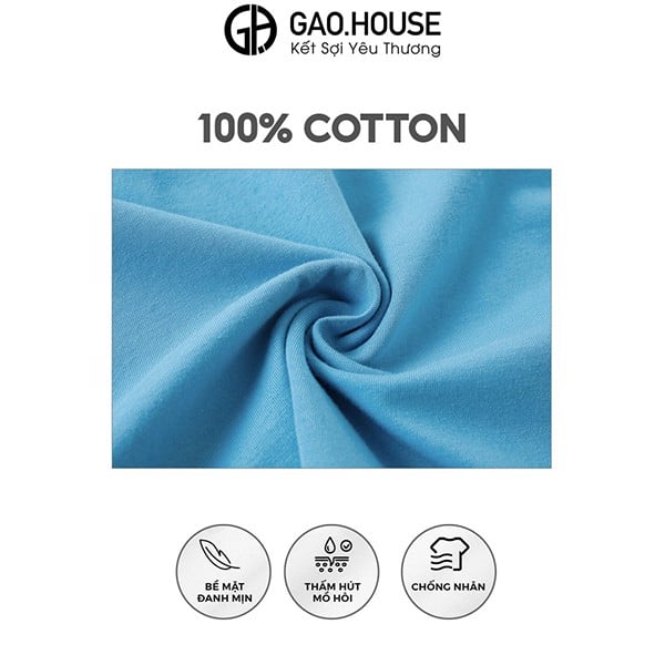 Vải cotton 100% may đồng phục áo thun công sở