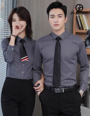 Áo đồng phục công sở đẹp và thanh lịch