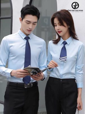 Đồng phục công sở sơ mi đẹp, thanh lịch