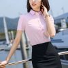 Áo đồng phục công sở tone hồng dịu