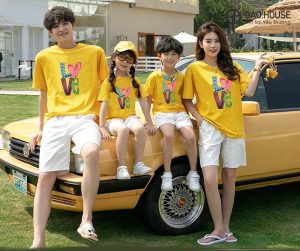 Áo thun đồng phục gia đình đẹp
