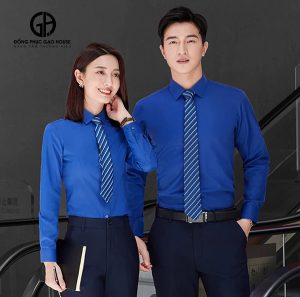 Áo sơ mi đồng phục văn phòng chuyên nghiệp