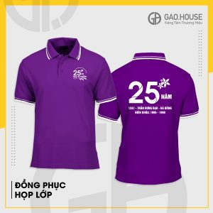 Áo đồng phục lớp màu tím