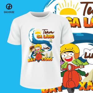 Mẫu áo nhóm đẹp, độc in slogan "Chất"