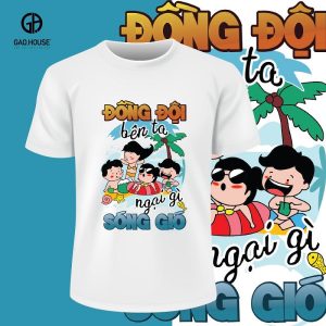 Mẫu áo nhóm đẹp thể hiện tinh thần đồng đội