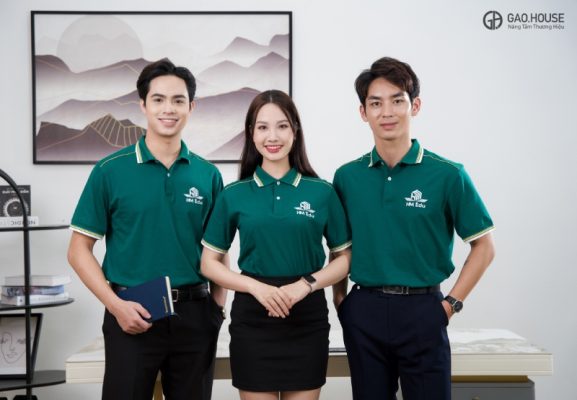 Gạo House là xưởng may đồng phục khép kín, trang thiết bị máy móc công nghệ hiện đại 