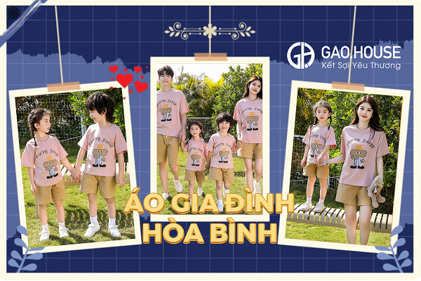 Áo gia đình Hòa Bình
