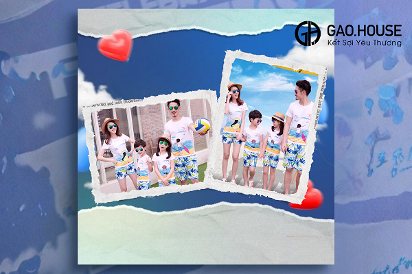 Áo gia đình Nha Trang đẹp