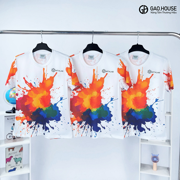 Áo gia đình tại Bình Dương màu tie-dye