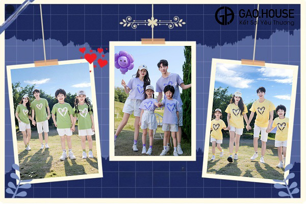 Áo gia đình tại Hải Dương đẹp