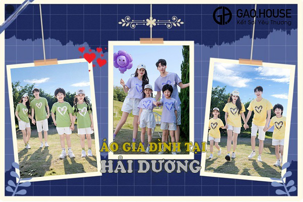 Áo gia đình tại Hải Dương