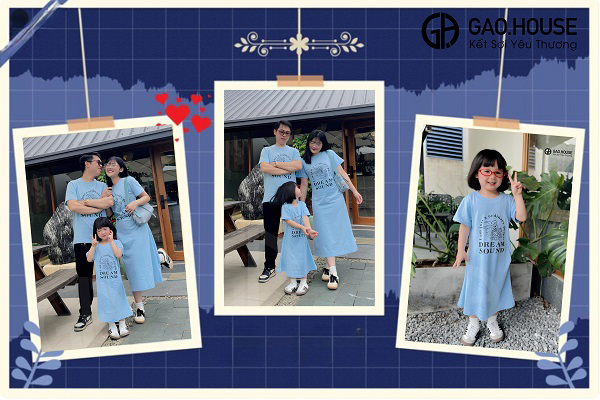 Áo gia đình tại Vĩnh Phúc đẹp