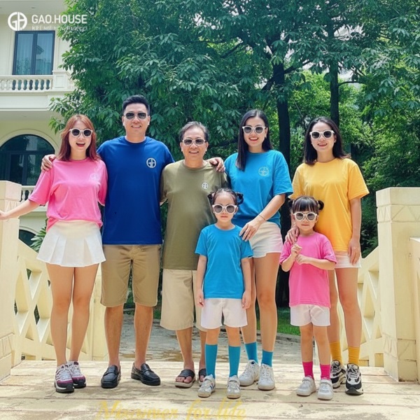 Áo nhóm gia đình tại Bình Dương